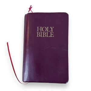 HOLY BIBLE New International Version Zondervan Helps Words Of Christ In RED 1984